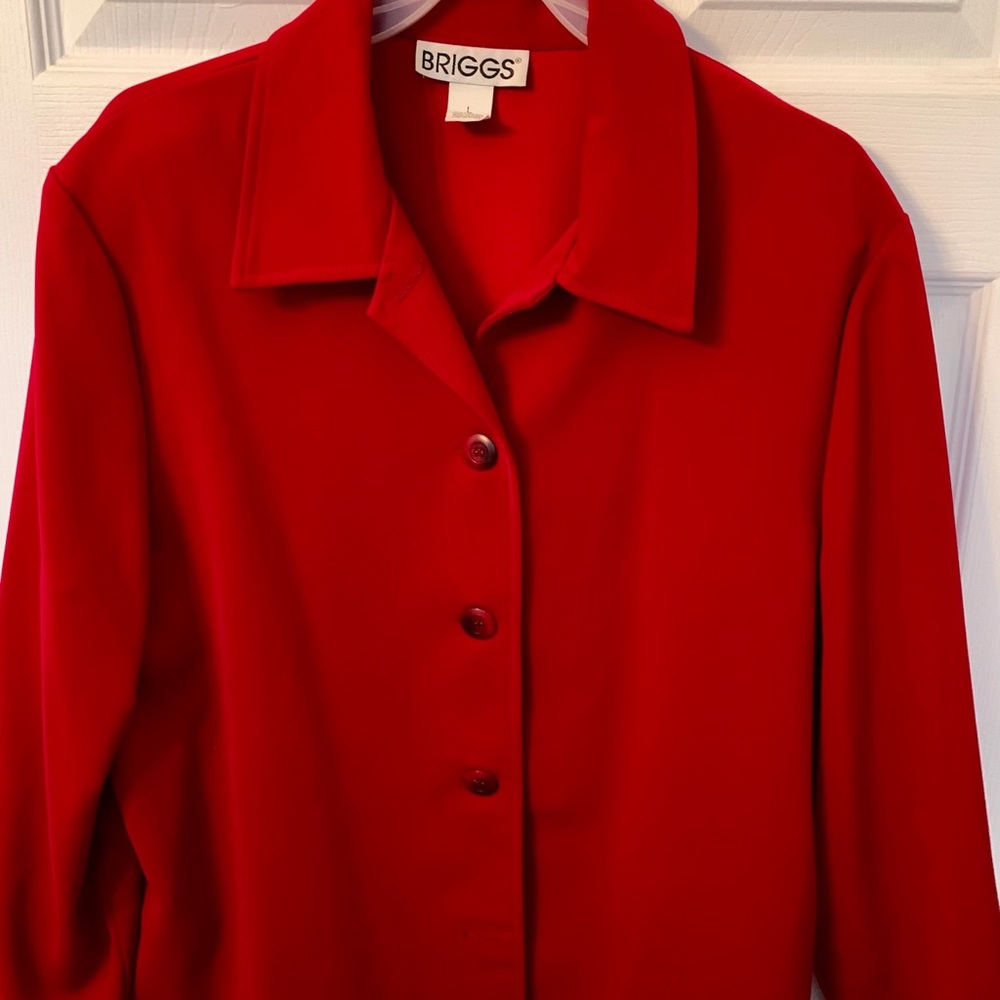 Woman’s Red Blazer Jacket